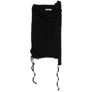 OTTOLINGER Ruched Wrap Maxi Skirt Women BLACK Skirts
